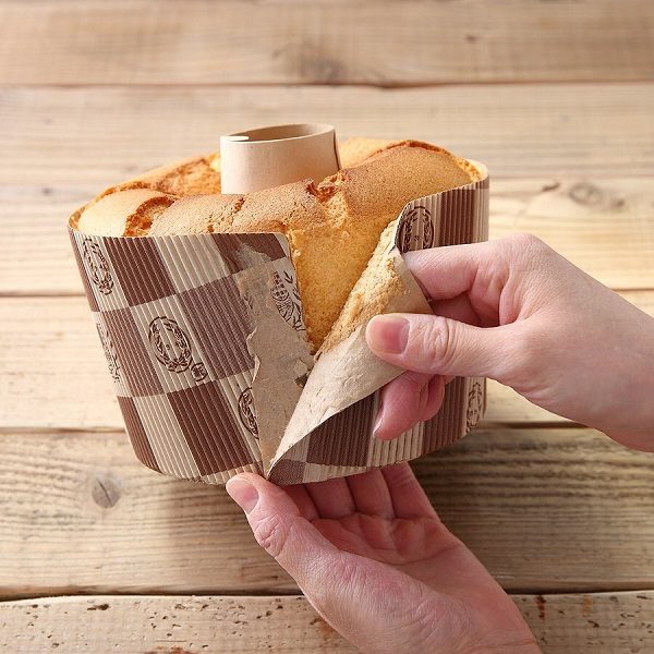 シフォンケーキのおすすめラッピング方法 そのままラッピングとして使える紙のシフォンケーキ型をご紹介 天満紙器